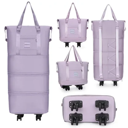Travel bag, backpack large-capacity disassembly universal wheel storage bag, duffel bag portable multi-layer checked  with wheel - Image 7