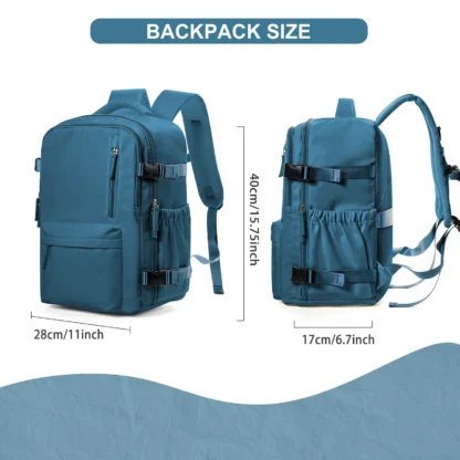 Men Travel Backpack  Airplane Bag Hand Luggage Wizzair 40x30x20 Carry-Ons Laptop Backpack Women Cabin Bags, School Backpacks - Image 9