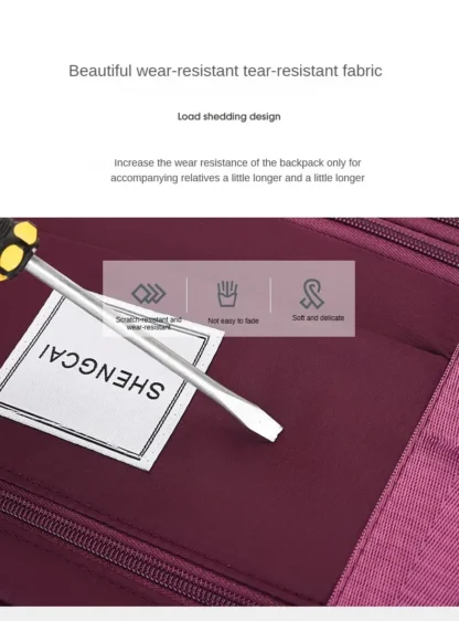 Travel bag, backpack large-capacity disassembly universal wheel storage bag, duffel bag portable multi-layer checked  with wheel - Image 20