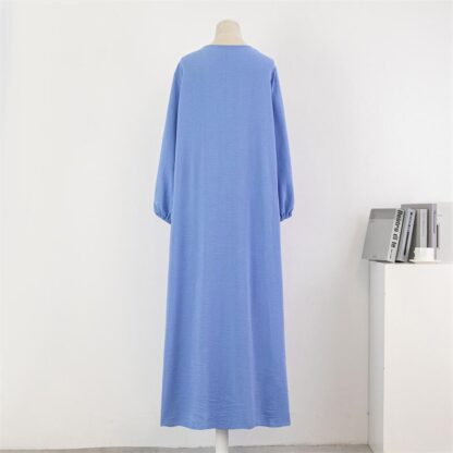 Spirng Autumn Full Sleeve Casual Plus Size Dress Women Loose Maxi Dresses Female Oversize Long Dresses Vestidoes Fit 120KG - Image 23