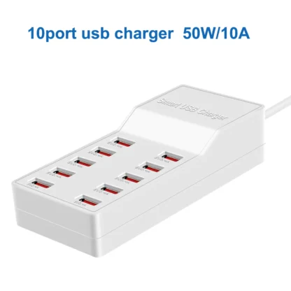 The 10-port 20-port usb charger is lightweight and designed to charge smartphones, tablets and other usb devices - Image 8