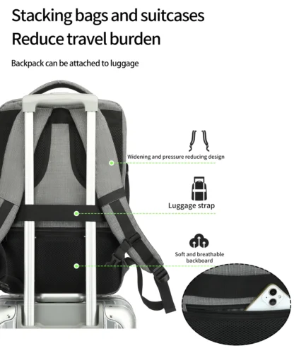 Versatile commuting backpack: waterproof fabric+carrying system, preferred for daily and short distance travel - Image 16