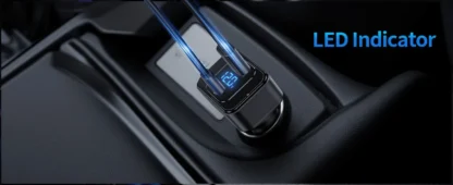 170W PD3.1 Car Charger with LED Display, USB-C Stable Fast Charging (140W+30W) for iPhone 16 Pro Max/Samsung S25 Ultra - Image 9