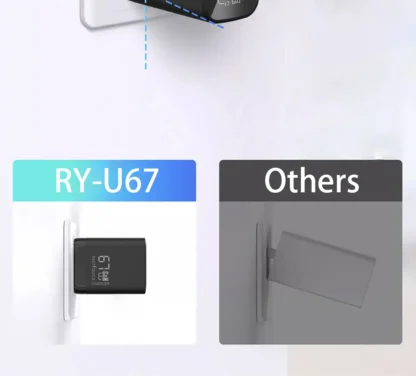 GaN 67W Quick charger type c pd 65w Super fast charger USB C and USB A 3 Ports with QC 4.0 3.0 for Samsung iPhone 15 Pro Laptop - Image 24