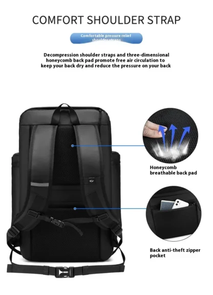New large capacity backpack for sports travel, dry and wet separation, lightweight multi pocket backpack for business trips, com - Image 24