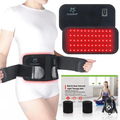 60 LEDs 660nm Red Light Infrared Belt 850nm Back Burn Fat Wrap Slimming Machine Waist Heat Pad For Muscle Soreness Skin Care - Image 12