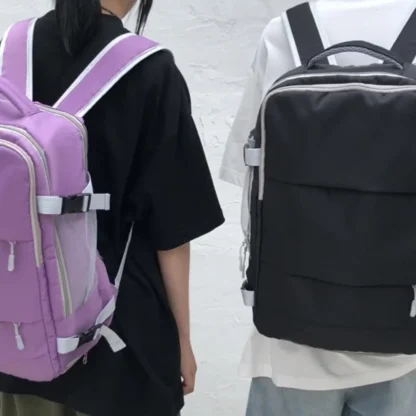 Casual Travel Backpack Women Large Capacity Waterproof Anti-Theft Casual Backpack Bag with Luggage Strap Laptop Backpack Women - Image 6