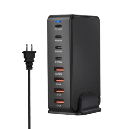 240W Desktop GaN Charger 8-port USB Type C PD Charger Fast Charge 3.0 USB Type C Fast Charger Mobile USB Charger - Image 10