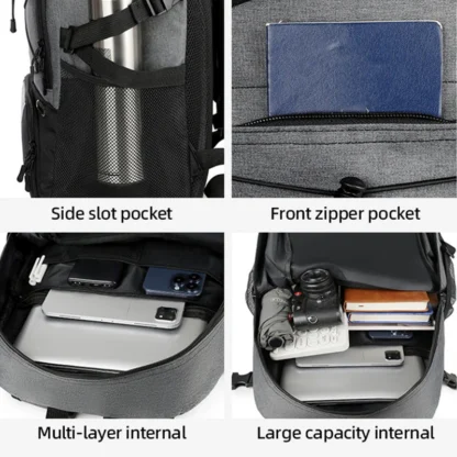Sports Basketball Backpack Commuting Hiking Trekking Camping Bag Shoes Pocket Outdoor Travel Soccer Gym Football Schoolbag - Image 4