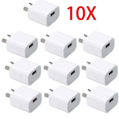 3pcs/5pcs/10pcs 15w Quick charge 5V 2A Australia New Zealand AU Plug USB Wall Travel Charger Power 240v for iPhone Xiaomi 9v - Image 8