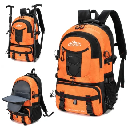 Travel backpack 40L waterproof lightweight outdoor hiking, men's and women's camping backpack - Image 9