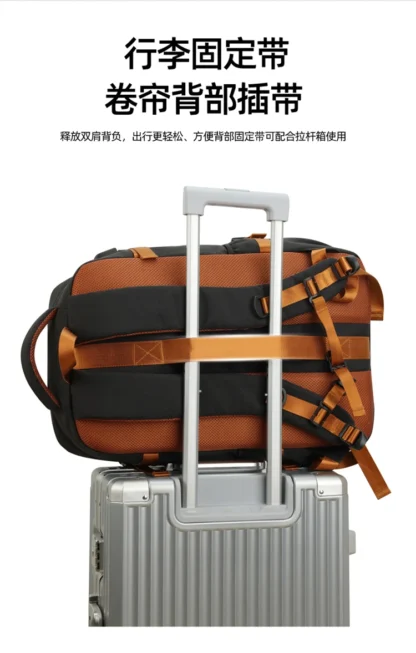 Outdoor backpack for travel, 50L waterproof camping backpack for women and men, backpack with shoe compartment - Image 21