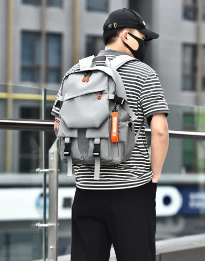 Luxury Men's Backpack High Quality 15.6 Laptop Backpack High-capacity Waterproof Travel Bag Fashion School Backpacks for Men - Image 23