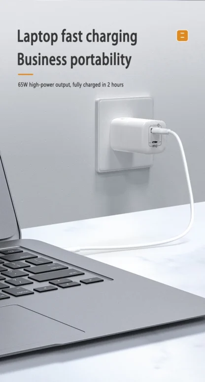 UGOURD PD 65W GaN Fast Charger Power Adapter With USB A and Type C Quick Charge UK EU US Plug For iPad MacBook Air Laptop iPhone - Image 23