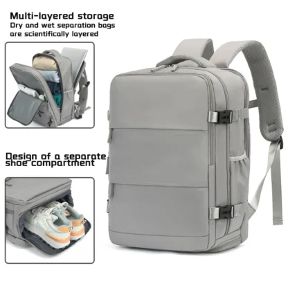 Women's Backpack Travel Suitcase Cabin Bag Aircraft Ryanair 40x20x25 Airplane Travel Bag Men Laotop Backpack Wizzair Carry On - Image 13