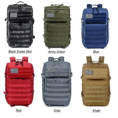45L Tactical Backpack Molle for survival Assault Pack CCW 3 Day survival Bag Hiking Treeking Rucksack heavy duty backpack - Image 22