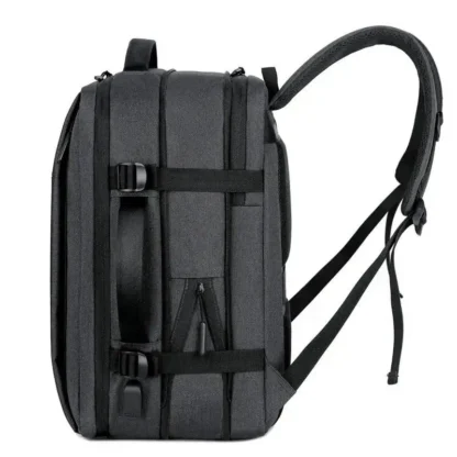 Classic Travel Backpack Men Business Backpack School Expandable USB Bag Large Capacity Laptop Waterproof Fashion Backpack - Image 4