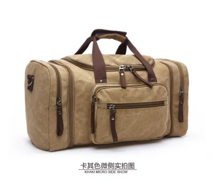 New Fashion Outdoor Travel Bag Handbag Canvas Crossbody Backpack Trend Large Capacity Casual Shoulder Bag - Image 20