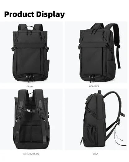 Business Backpack Shoes Pocket Men Outdoor Travel Duffel Short Trip Luggage Bag Commuting Laptop Computer College Schoolbag - Image 20