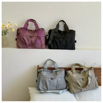 Large Capacity Oxford 2024 High Quality Travel Handbag Zipper Solid Trendy Casual Crossbody Bag Soft Versatile Popular Handbag - Image 11