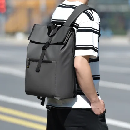 Men's Convenient Hiking Backpack 2025 Business Leisure Travel Computer Bag Backpack Commuting Backpack - Image 12