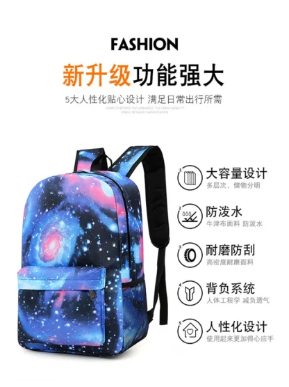 Messi Backpack 3pcs Usb Waterproof Backpack Casual Travel Backpack Women Men Large Capacity Travel Laptop Backpack School Bags - Image 13
