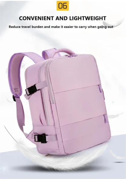 Multi functional travel bag, large capacity backpack, Male and female campus middle school high bag - Image 24