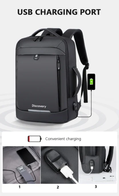 Travel Backpack For Men 40L Large Capacity Expandable Laptop Backpack USB Port Waterproof multi-functional Travel bag - Image 16