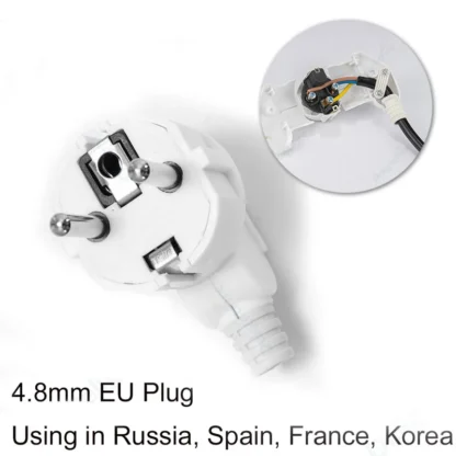 EU Plug Adapter Male Female Replacement Rewireable Schuko Electeical Socket Converter Adaptor Cord Connector Detachable Plug - Image 12