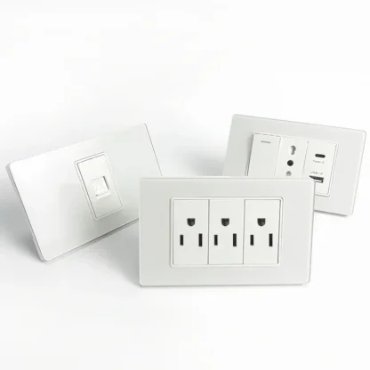 American Thai Standard 118*75mm USB Type-C 20W Fast Charging Power Outlet Smart 3A Socket Wall Light Switch Office Home Use 110V - Image 5