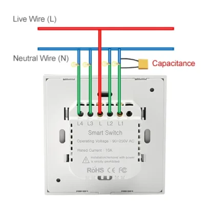 Tuya Smart Life WiFi Wall Touch Button 220V AC Light Switch for Lamp 1 2 3 4 Gang APP Voice Remote Control EU UK Europe Standard - Image 33