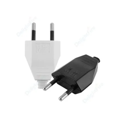 EU Plug Adapter Male Female Replacement Rewireable Schuko Electeical Socket Converter Adaptor Cord Connector Detachable Plug