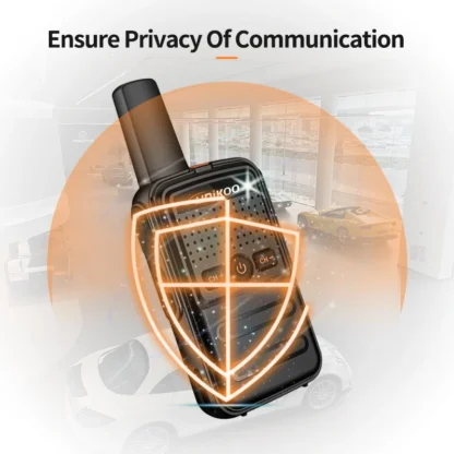 UNIKOO UK228 Walkie Talkie 2 pcs Mini Size Portable Handheld Radio Wireless Set Twol Way Radio Station Comunicador Transceiver - Image 3