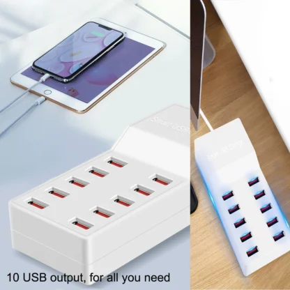 The 10-port 20-port usb charger is lightweight and designed to charge smartphones, tablets and other usb devices - Image 14