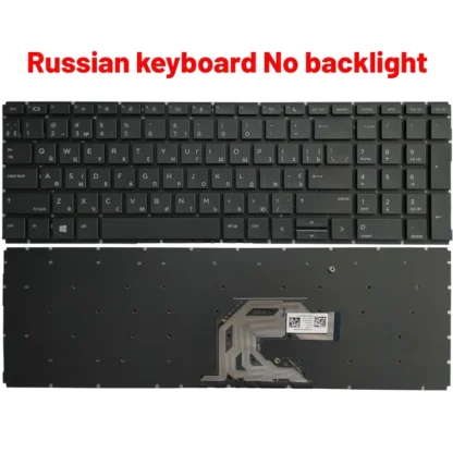 NEW Russian/US/UK/Spanish/Latin laptop keyboard FOR HP Probook 450 G6 455 G6 455R G6 450 G7 455 G7 455R G7 - Image 8