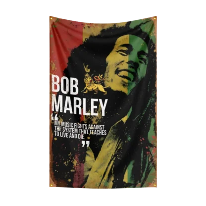 3x5 Ft Heavy Rock Band B-Bob-Marleys Flag Polyester Digital Printing Banner for Bedroom Wall Art Out Door Tapestry Decora - Image 9