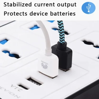 Universal USB Power Outlet Multi Plugs EU US UK Outlet Power Strip With Extension Cord Type C Port Charge Electrical Socket Home - Image 6