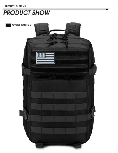 50L Tactical Backpack Men's Travel Large Capacity Rucksacks Men Waterproof Outdoor Sports Multi-functional Bags - Image 15