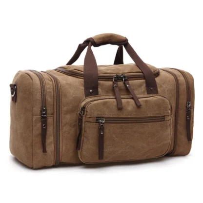 New Fashion Outdoor Travel Bag Handbag Canvas Crossbody Backpack Trend Large Capacity Casual Shoulder Bag - Image 7