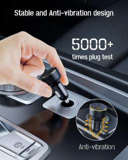 VOLTME 65W USB Type C Car Charger Quick Charge QC 4.0 PD 3.0 Fast Charge Charger in Car For iPhone 13 Pro Xiaomi Samsung Huawei - Image 5