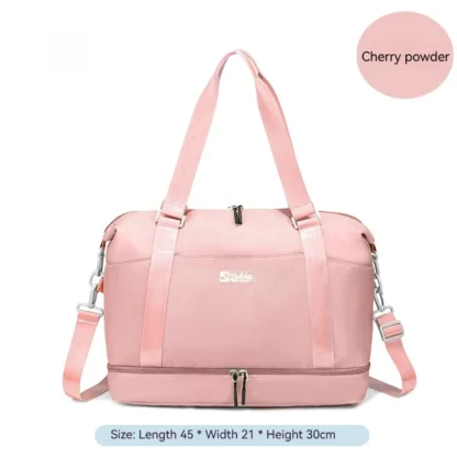 Simplified Foldable Travel Bag Large Capacity Premium Luggage Bag Handheld Short Distance Registration Travel Fitness Storage Ba - Image 18