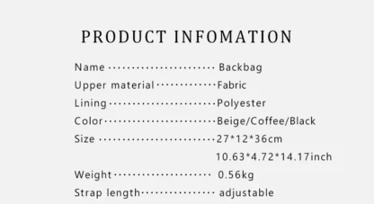 CH Luxury Brand Backpack Large Capacity Commuter Travel Backpack 2025 New Trend Brand Unisex Student Learning Storage Backpack - Image 10
