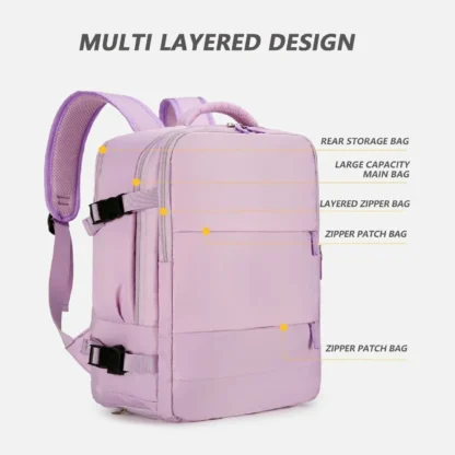 Multi functional travel bag, large capacity backpack, Male and female campus middle school high bag - Image 2