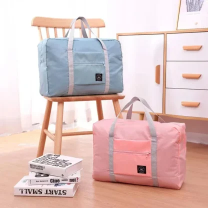 Luggage bag, travel tote bag, travel storage bag, large capacity shoulder bag, women's waterproof bag - Image 3