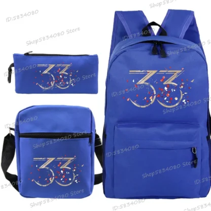 3pcs/Set Backpack for Men Women Clair Obscur Expedition 33 Merch School Bags Game Lovers Gift Backpacks for College Students - Image 4