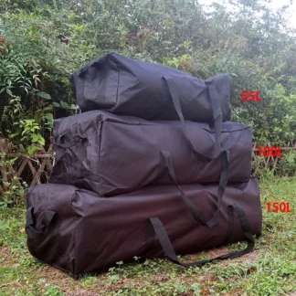 150L 100L 55L Travel Handbag Gym Bag Outdoor Men's Black Large Capacity Fitness Weekend Overnight Waterproof Sport Bags  X411D
