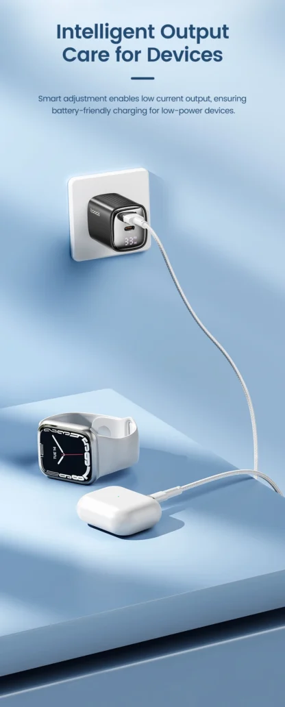 Toocki 33W GaN USB C Charger Digital Display Fast Charging Type C Charger for iPhone 15 14 13 12 Samsung Galaxy S23 S22 Xiaomi - Image 27