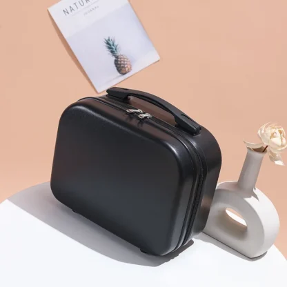 14 Inch Travel Portable Solid Color Lightweight Small Hard Makeup Box New Style Student Lightweight Boarding Luggage