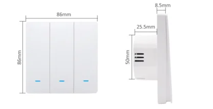 ZigBee Tuya Wall Light Switch Wireless Remote Smart Home Life APP Push Button with no Neutral 2 3 Way UK EU On Off 1 2 3 Gang - Image 31