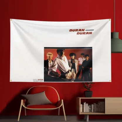 3x5 Ft Duran Duran Band Concert Flag Polyester Printed Flags Banner Tapestry for Room Garage Decor Concert Flag - Image 8